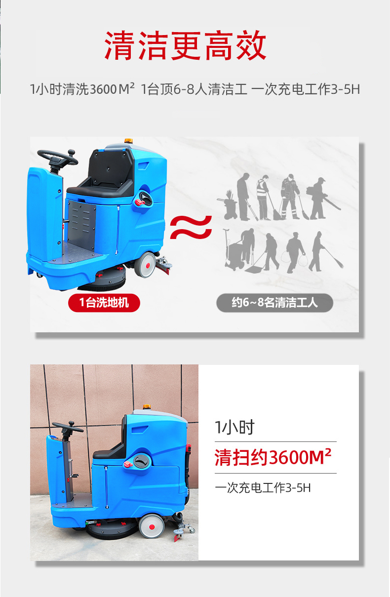 万州驾驶式洗地机更适合用在高铁站