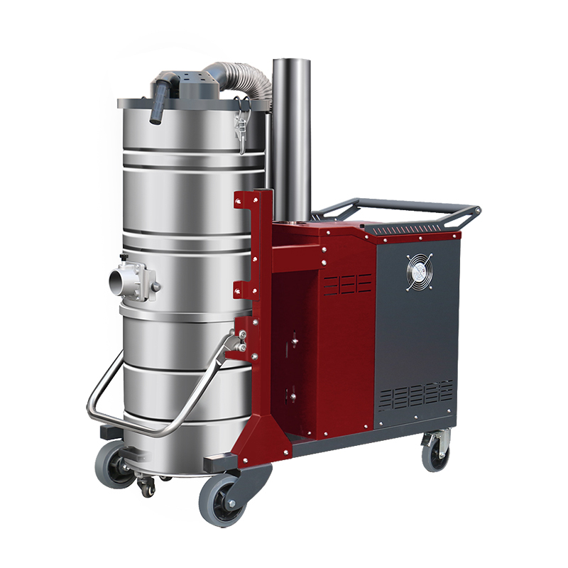 万州坦洁380V 双桶手动反吹工业吸尘器X8系列